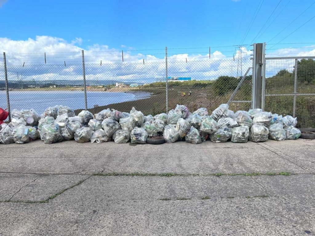 pride in pill river usk litter newport